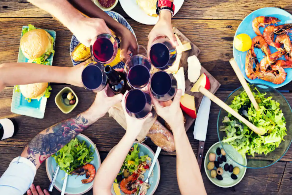 foods before alcohol
